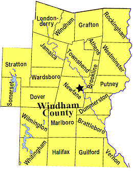 Windham County, VT Map