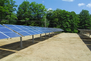 Solar Filed at the former Townshend, VT municipal landfill.